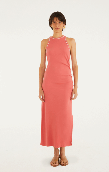 Vestido Recorte Rib | FARM