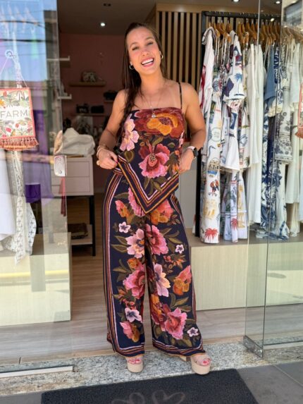 Calça Floral Cleo FARM