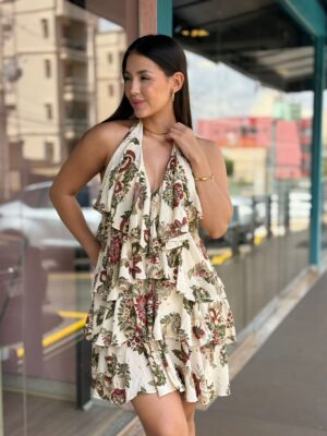 Vestido Curto Floral Raiana FARM - Imagem 2