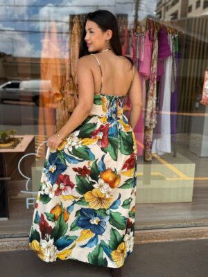 Vestido Longo Tropicalzinho  FARM - Imagem 2