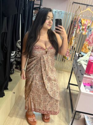 Vestido Midi Estampa Charm MARIA FILO