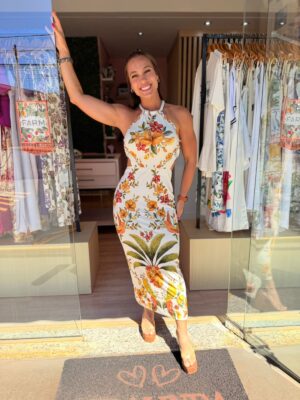 Vestido Midi Bosque Chic FARM - Imagem 2