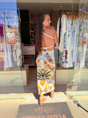 Vestido Midi Bosque Chic FARM - Imagem 3