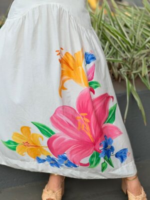 Vestido Cropped Floral Malu | FARM - Imagem 4