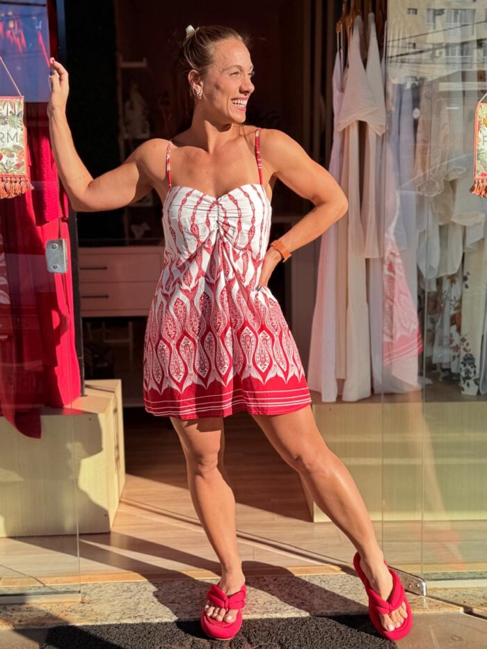 Vestido Curto Peixe Correnteza FARM