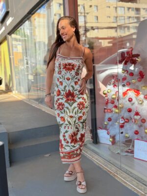 Vestido Midi Natalia FARM - Imagem 4