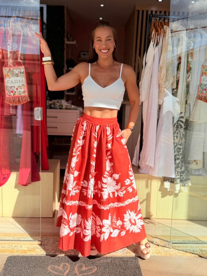 Saia Cropped Domitila FARM