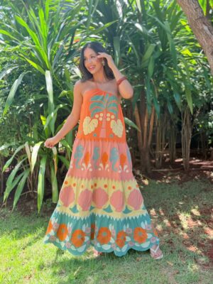 Vestido Cutwork Souvenir Litoral FARM - Imagem 2