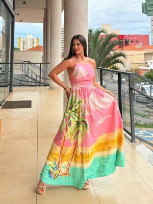 Vestido Longo Coqueirão FARM