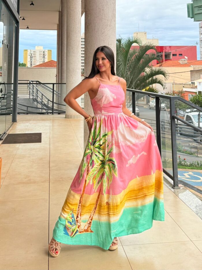 Vestido Longo Coqueirão FARM