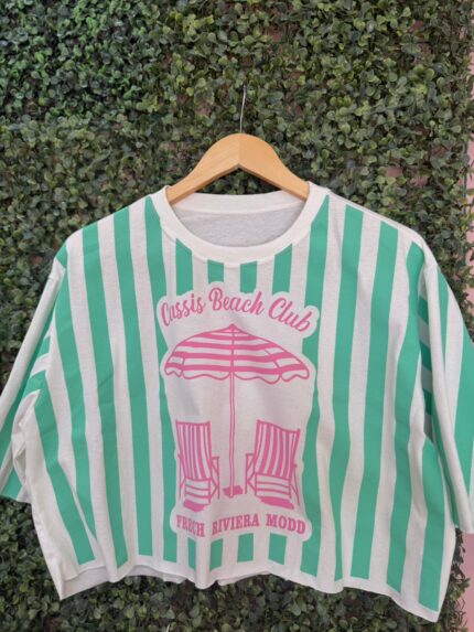 T-SHIRT CROPPED VERDE