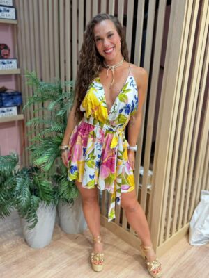 Macaquinho Floral Malu FARM