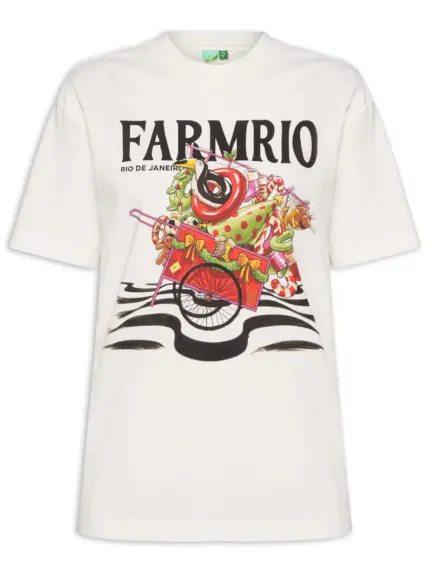 Tshirt Media Papai Noel da Praia FARM RIO