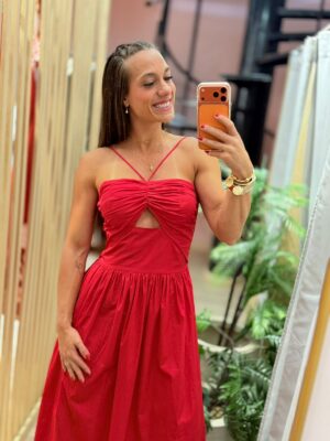 Vestido Detalhe Amarração FARM - Imagem 2